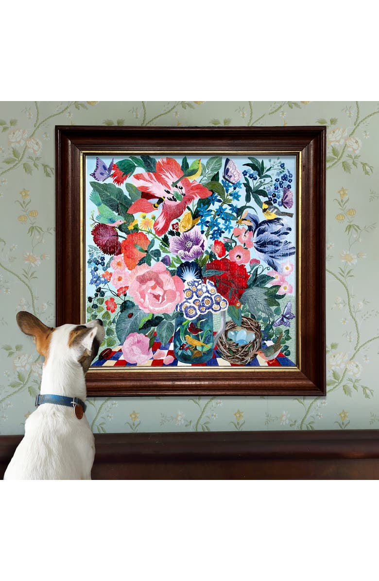 ZZDNU eeBoo Piece & Love Eeboo Piece & Love Spring Bouquet 1000Pc Square Puzzle 23"X23" Jigsaw, Alternate, color, 