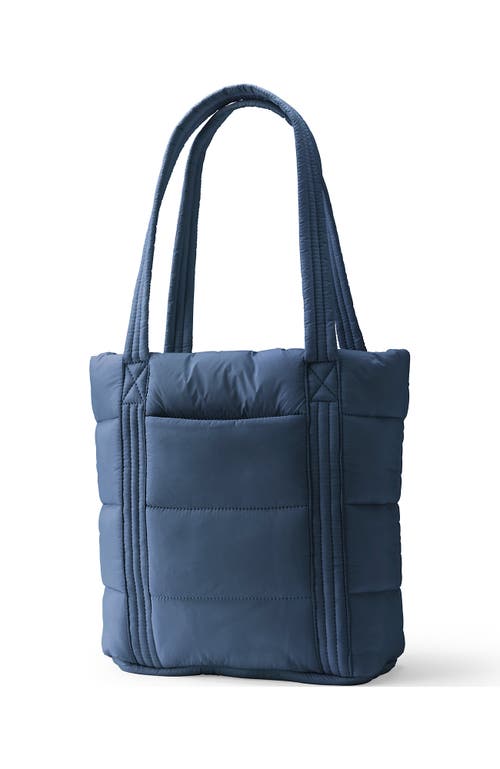 Lands' End Wanderweight Ultralight Packable Tote Bag In Blue
