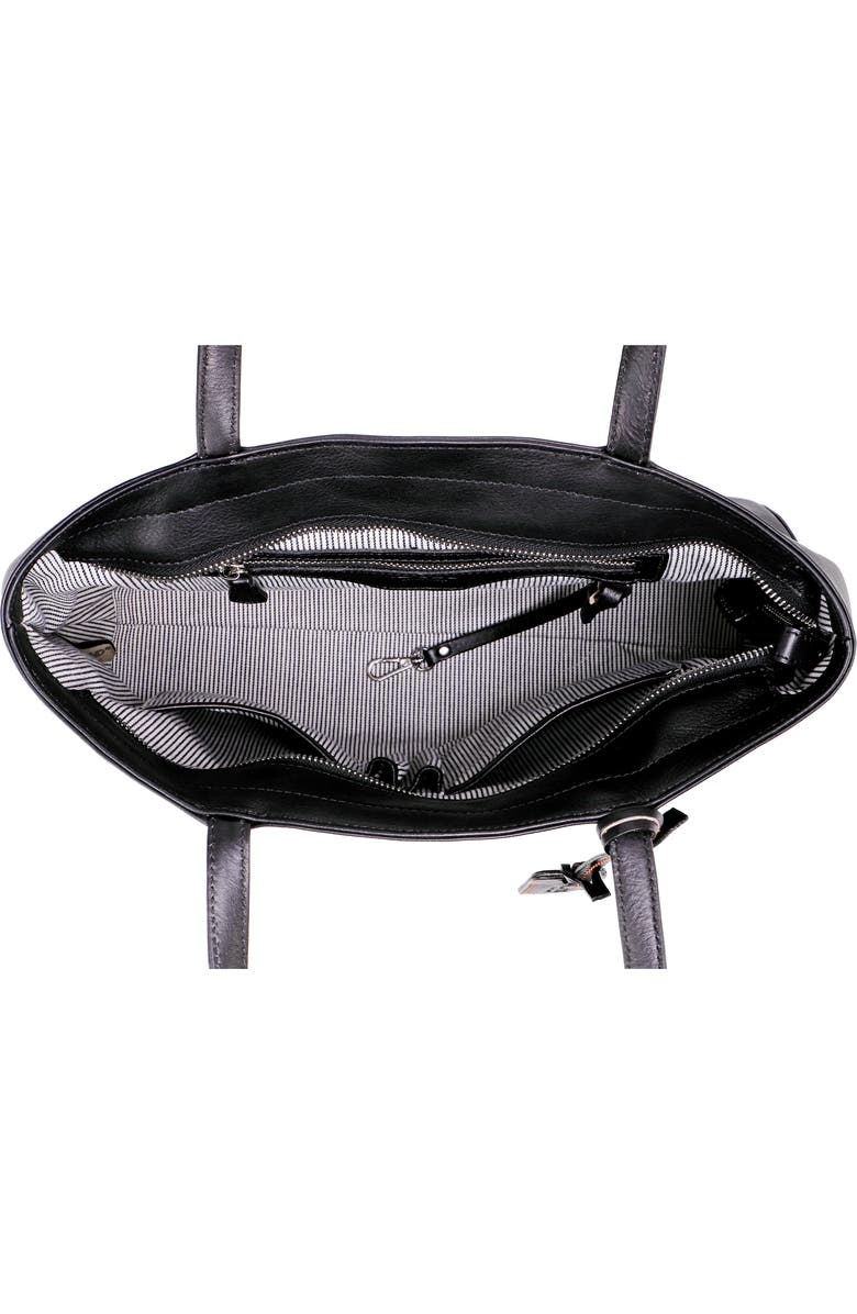 OLD TREND Dancing Bamboo Leather Tote, Alternate, color,