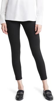 Hue Reversible Ponte Knit Crop Leggings