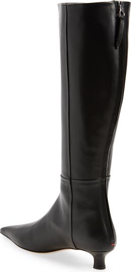 ミドルブーツ AEYDE Women Boots LETIZIA BLACK AEYDE Letizia Suede Over-The-Knee Boots in Black | endource
