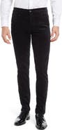 AG Jamison Tuxedo Stripe Velvet Trousers