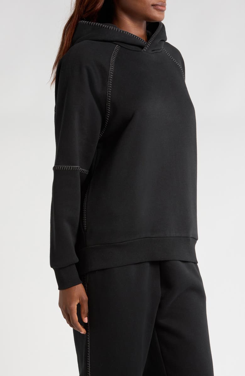 UGG<sup>®</sup> Classic Cotton Blend Hoodie, Alternate, color, Blk