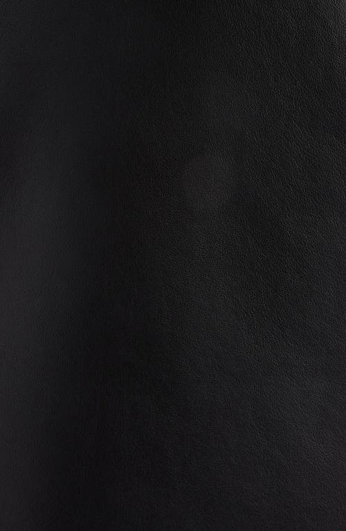 Givenchy Mini Robe À Bretelles En Cuir In Black