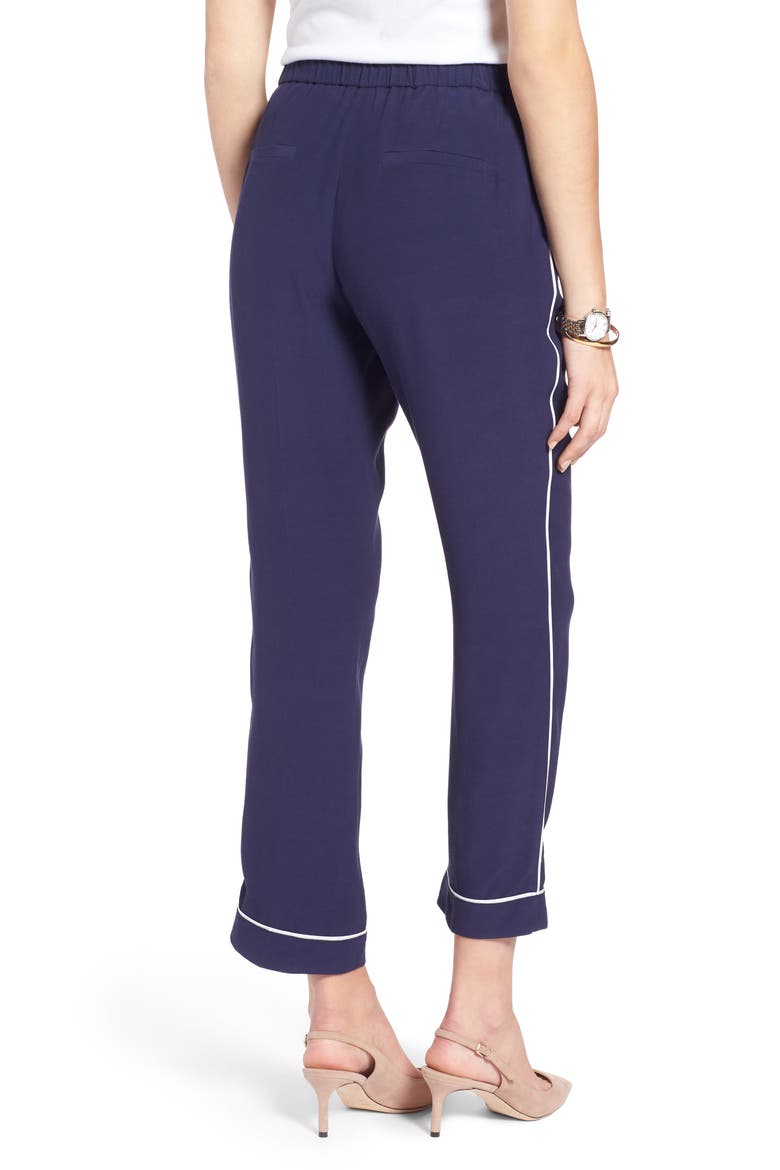 Ankle Pajama Pants, Alternate, color, NAVY PEACOAT