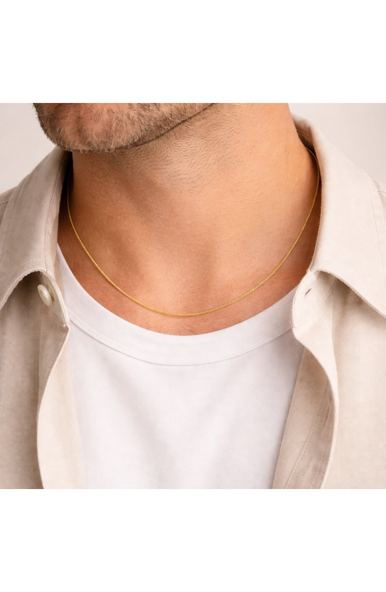 Donatello Gian Sterling Silver Gold Plated Pendant Necklace, Alternate, color, Gold