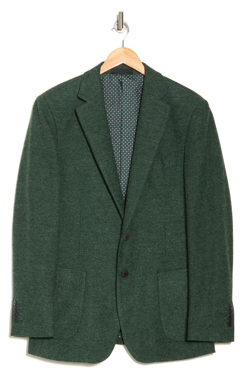 T.R. PREMIUM Slim Fit Cotton Blend Sport Coat, Alternate, color, Green