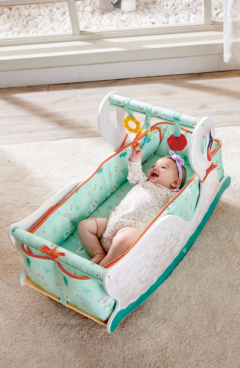 Hape 2-in-1 Rocking Swan, Alternate, color,