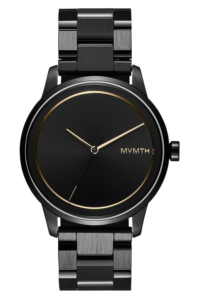 Profile Bracelet Watch, 44mm, Main, color, BLACK
