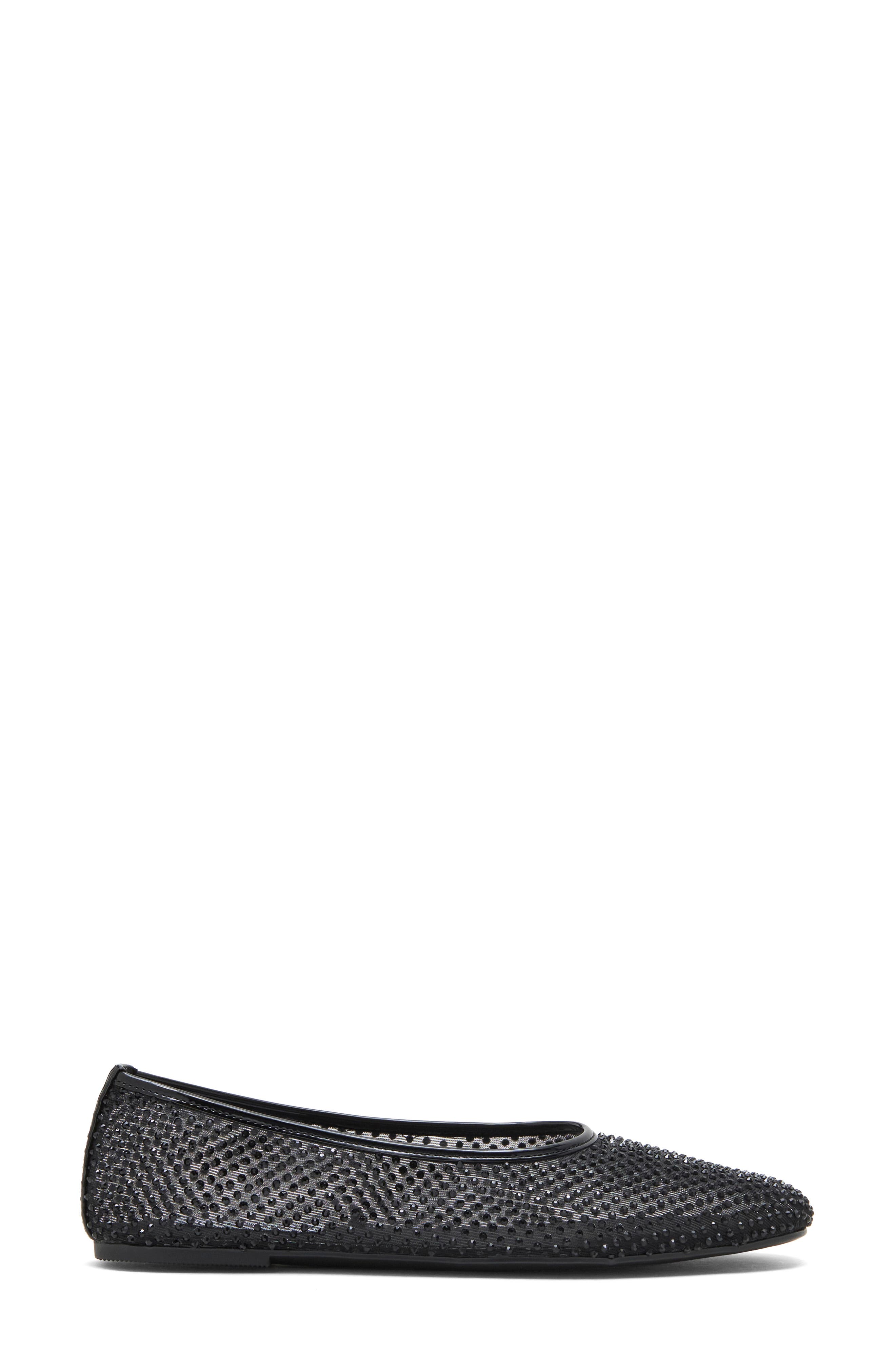 Jillean Rhinestone Pointed Toe Flat