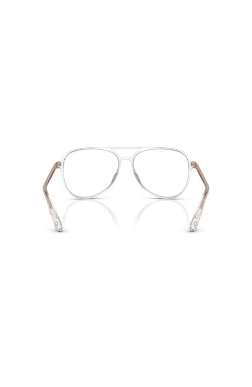 Michael Kors 56mm Pilot Optical Glasses In White