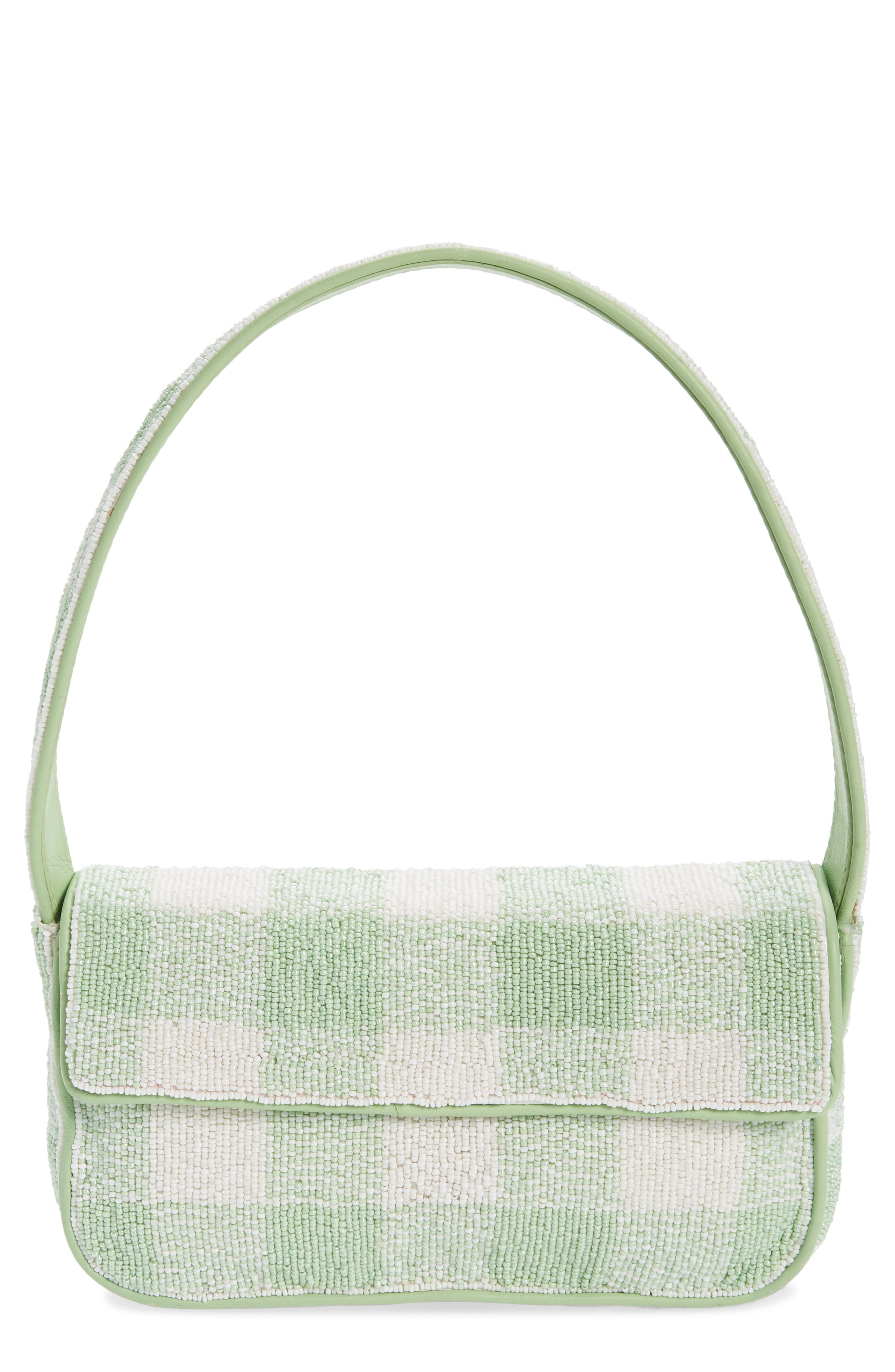 Женские сумки STAUD Tommy Beaded Shoulder Bag