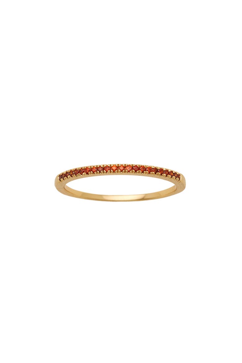 Birthstone Stacking Ring, Main, color, GOLD JANUARY