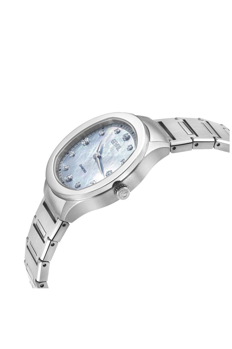 Morcote Bracelet Watch, 32mm, Alternate, color, SILVER