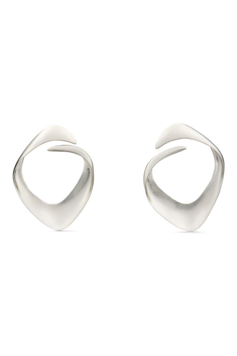 Lola Drop Earrings, Main, color, ANTIQUE SILVER