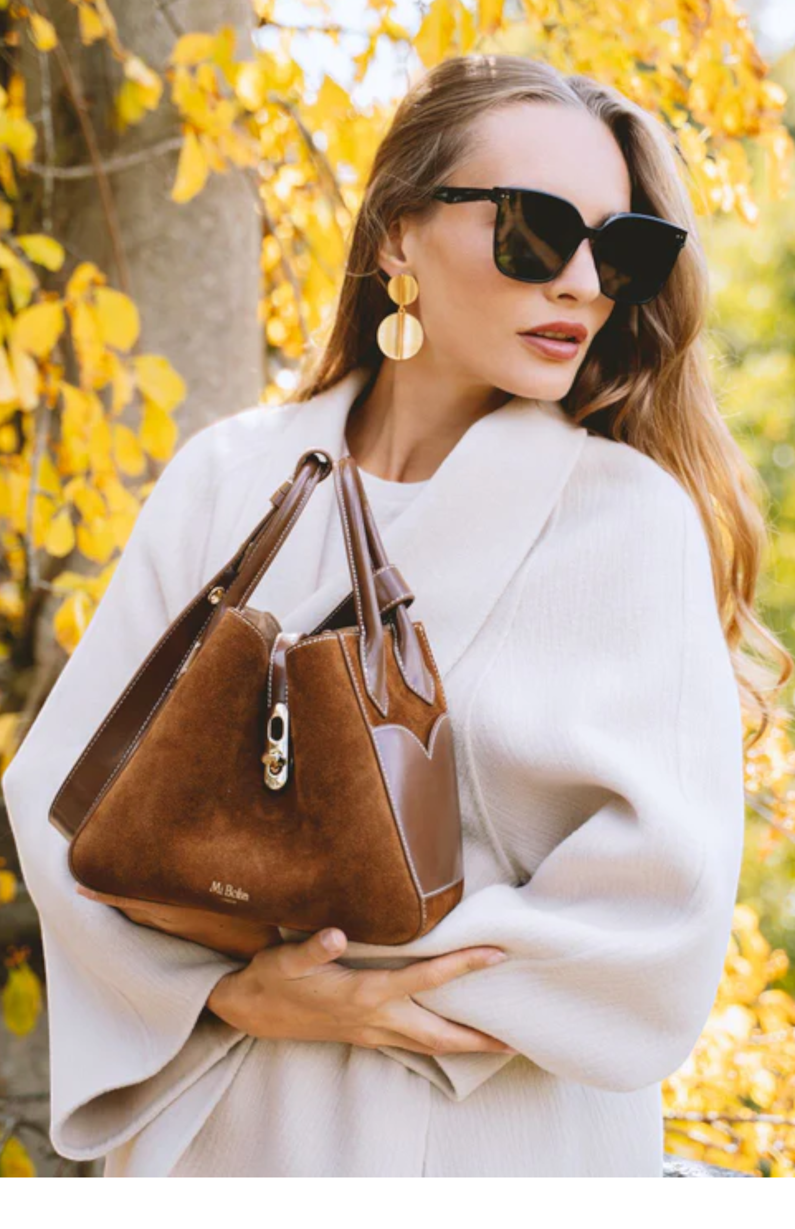 Cotswolds Genuine Tote Leather Shoulder Bag, Alternate, color, Brown