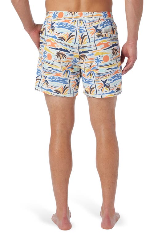Fair Harbor The Bungalow Water Repellent Swim Trunks In White