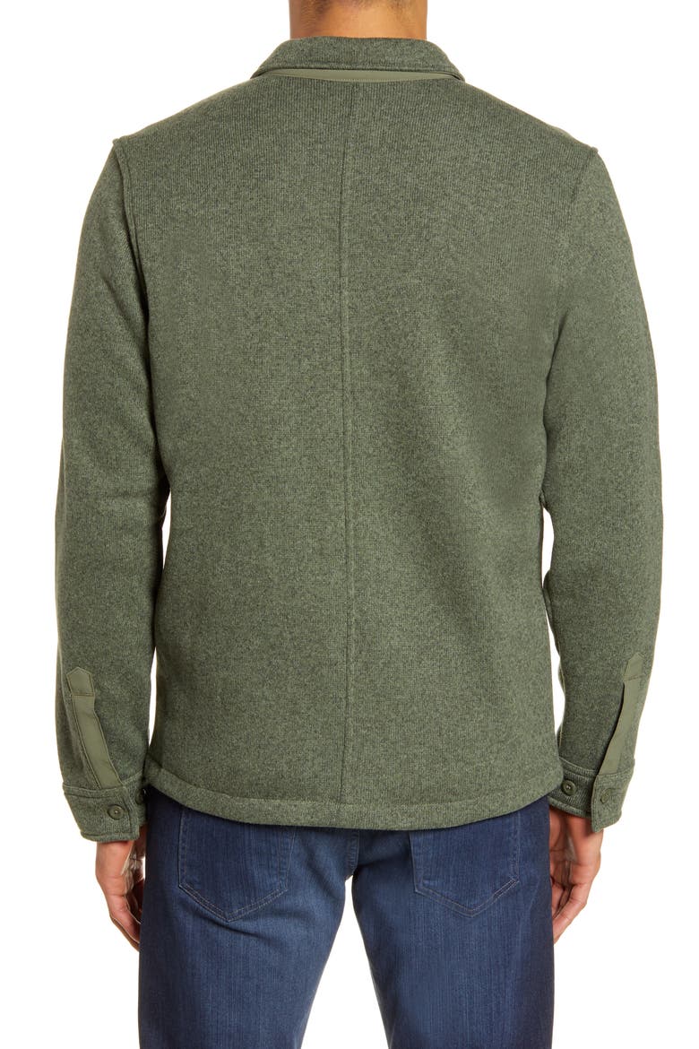 Better Sweater Fleece Shirt Jacket, Alternate, color, INDUSTRIAL GREEN