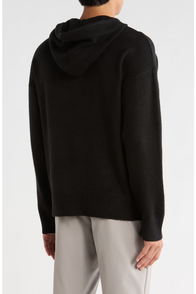 Sweater Hoodie, Alternate, color, BLACK