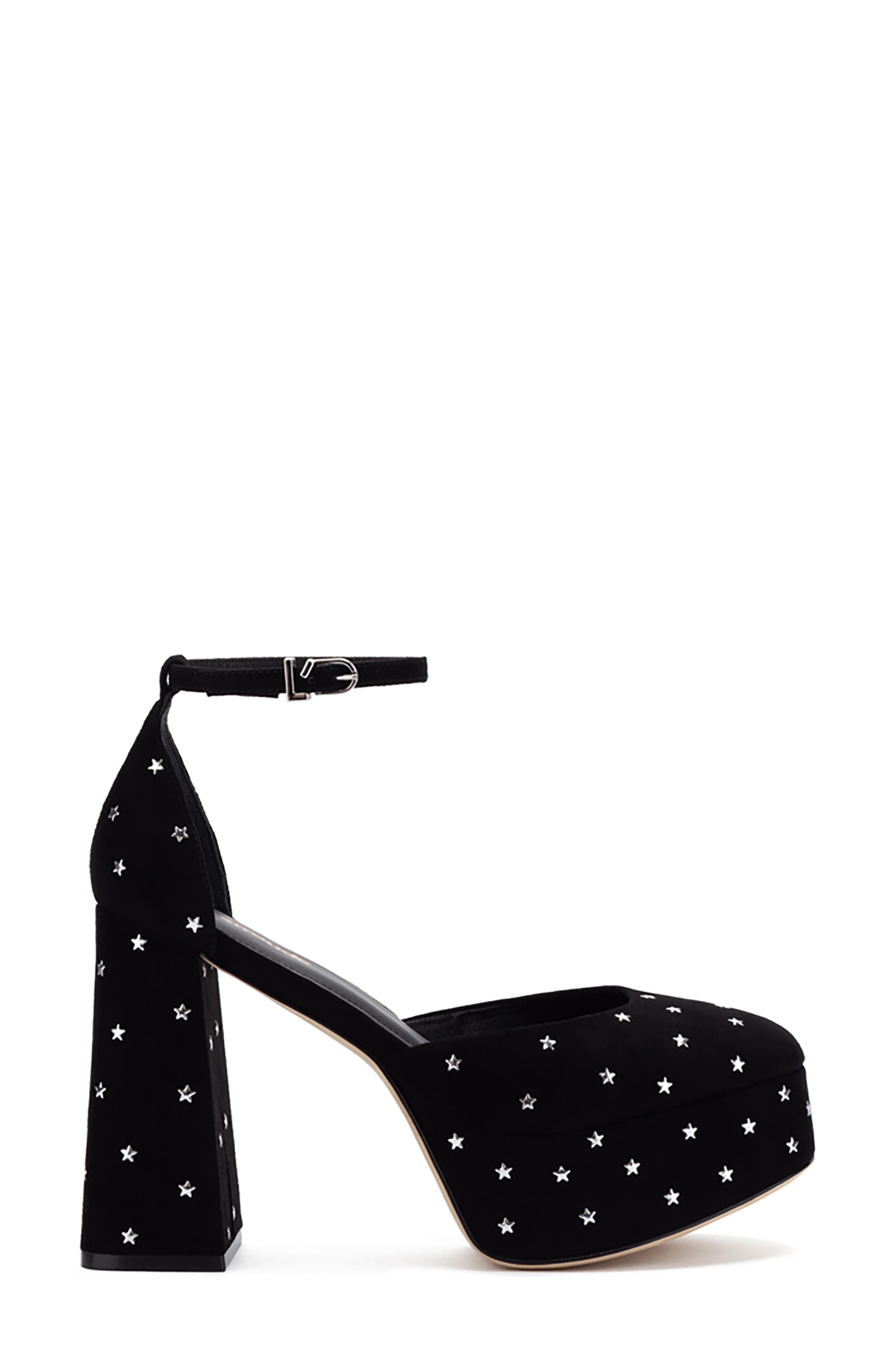 Larroudé Ari Ankle Strap Platform Pump, Alternate, color, 