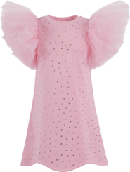 Lola + The Boys Crystal Ruffle Dress