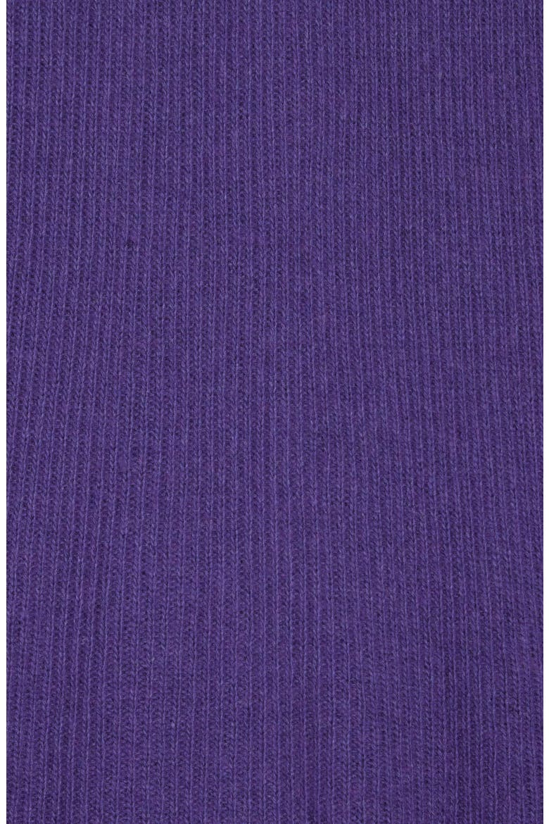 Ribbed Knit Wrap Scarf, Alternate, color, AUBERGINE