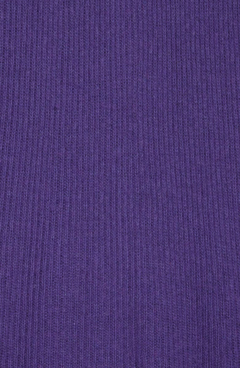 Portolano Ribbed Knit Wrap Scarf, Alternate, color, Aubergine