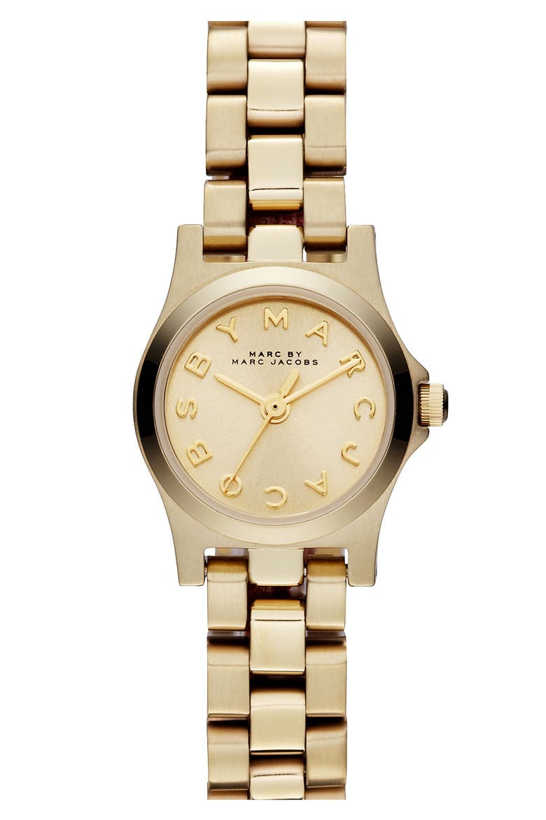 'Henry Dinky' Bracelet Watch, 20mm, Main, color, GOLD