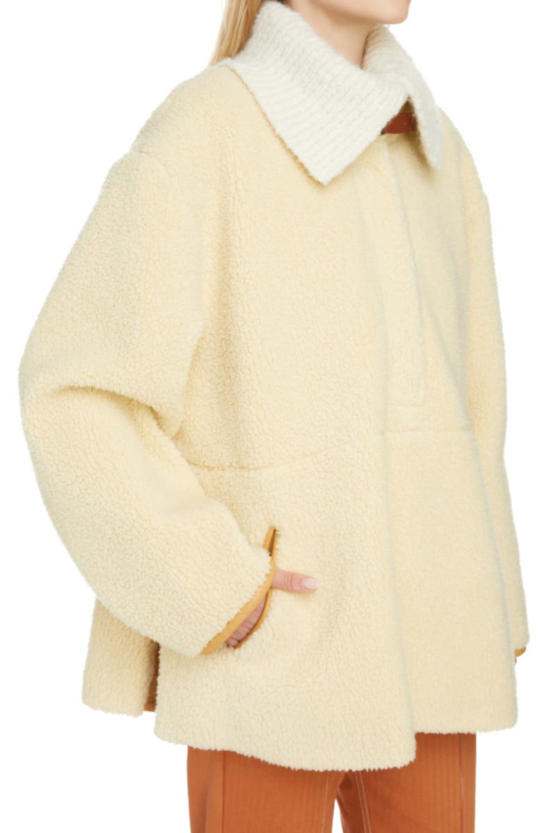 Isabel Marant Brigitte Faux Shearling Jacket, Alternate, color, 