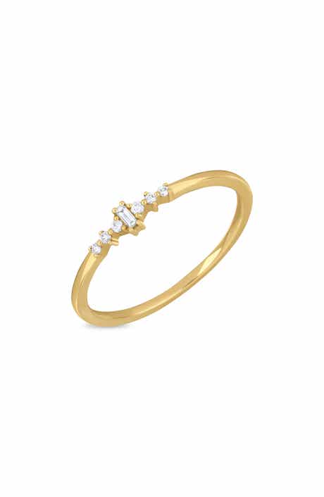 Bony Levy Gatsby 18K Yellow Gold Diamond Stackable Ring