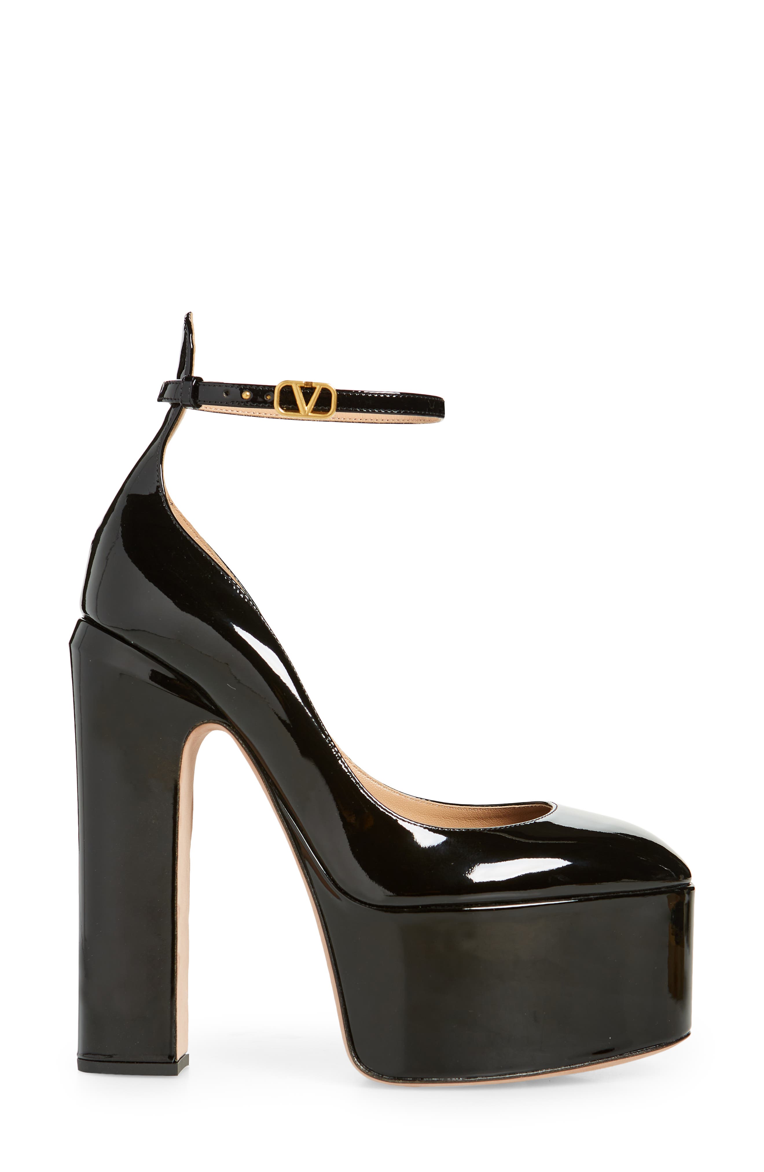 Valentino Tan-Go Platform Pump, Alternate, color, NERO