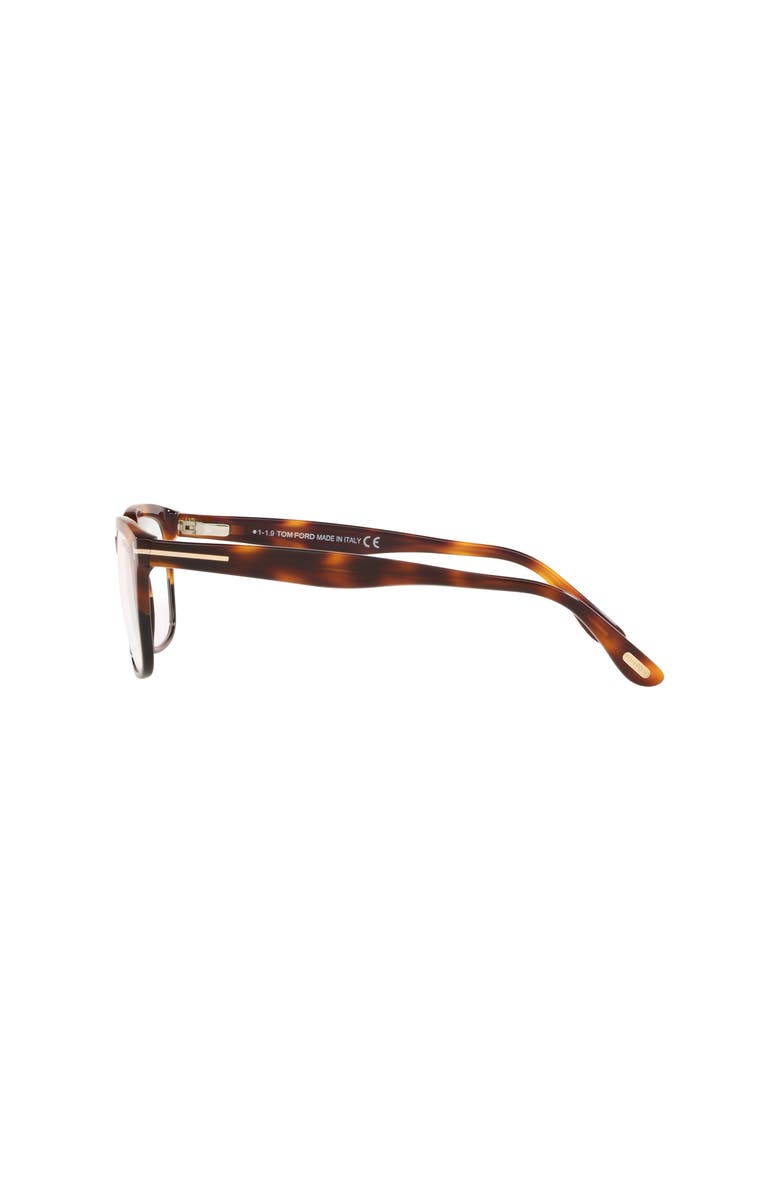 TOM FORD 53mm Square optical glasses, Alternate, color, Brown
