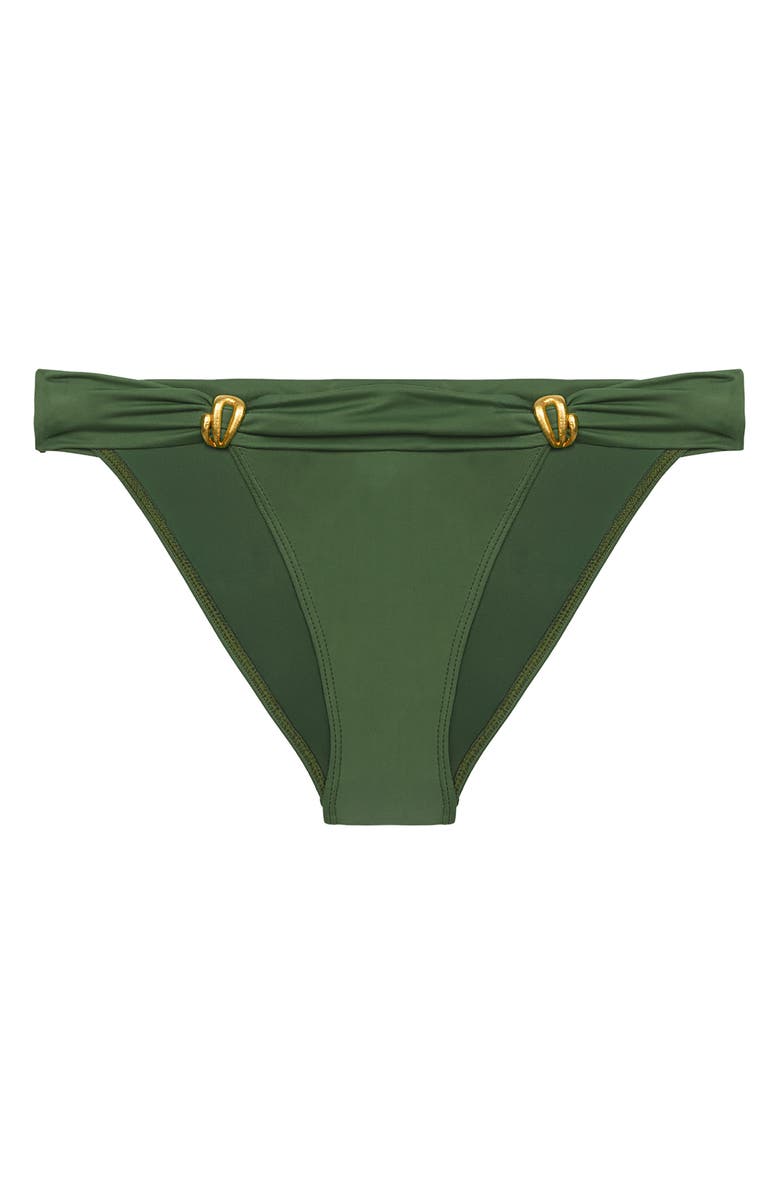 ViX Paula Hermanny Bia Tube Bikini Bottoms, Alternate, color, Green