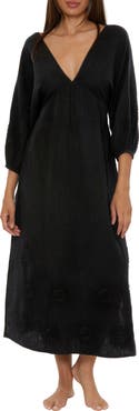 Trina Turk Serene Cotton Cover-Up Maxi Dress