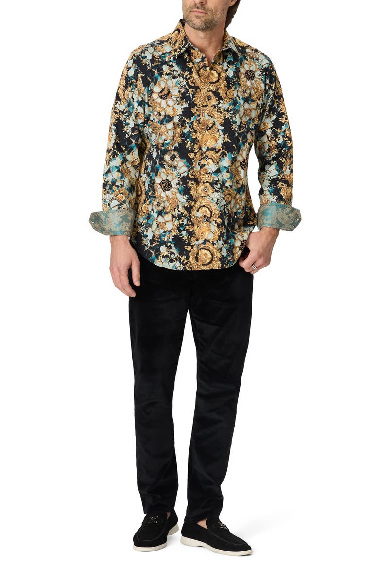 Greenbrier Long Sleeve Button Up Shirt, Alternate, color, MULTI