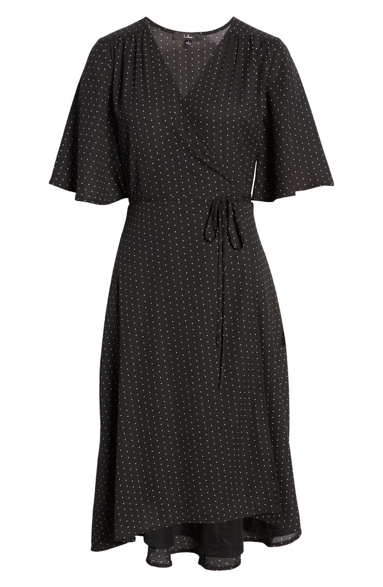 Lulus Farah Wrap Dress, Alternate, color, 
