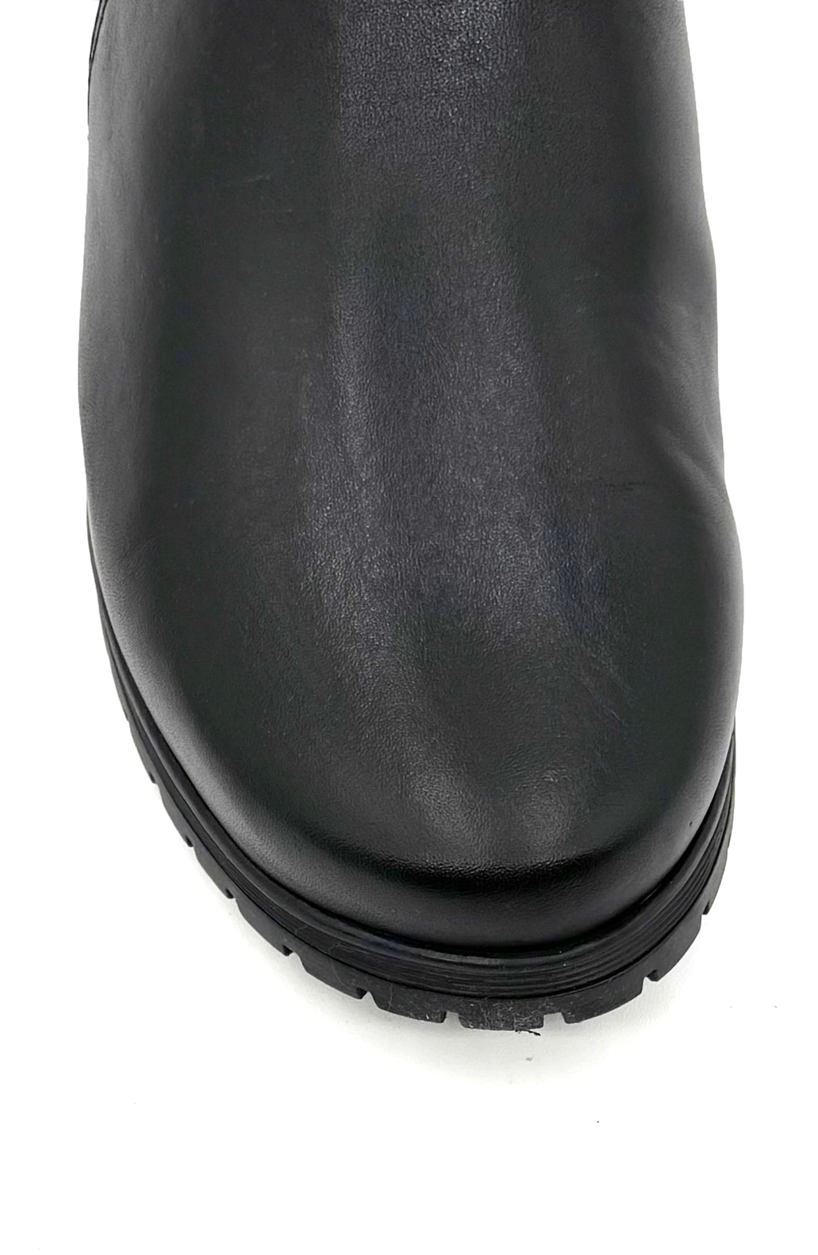 CHELSEA CREW Shorty Wedge Bootie, Alternate, color, Black