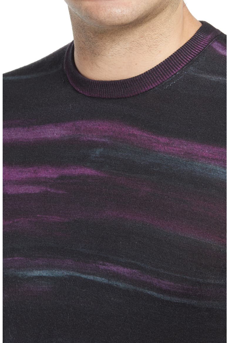 Men's Vividstroke Crewneck Wool Sweater, Alternate, color, MULTI