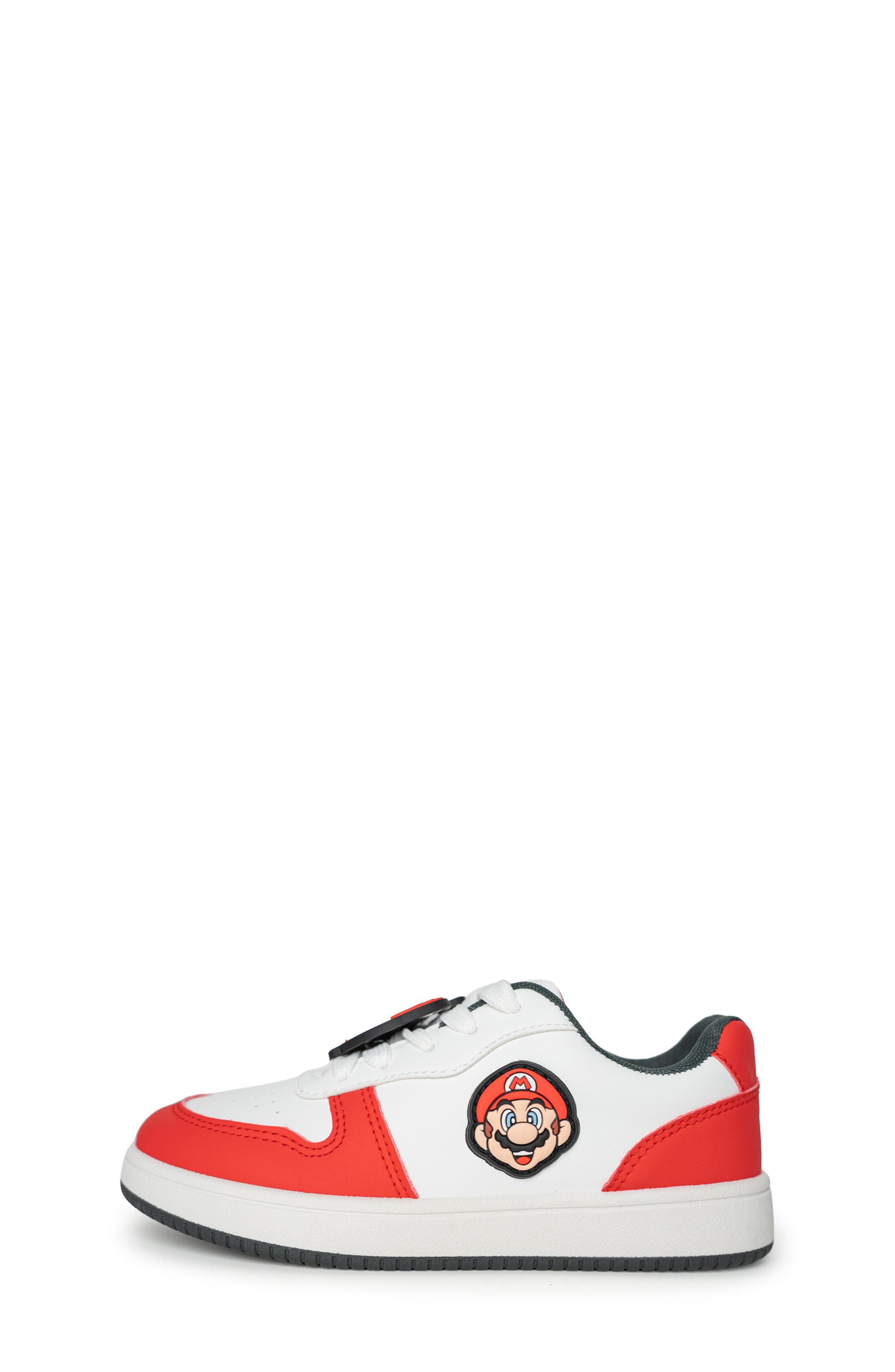 Kids' Super Mario Sneaker, Alternate, color, WHITE/ RED