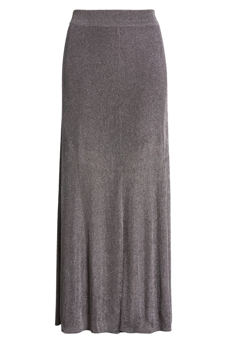 Flare Maxi Sweater Skirt, Alternate, color, GREY DARK