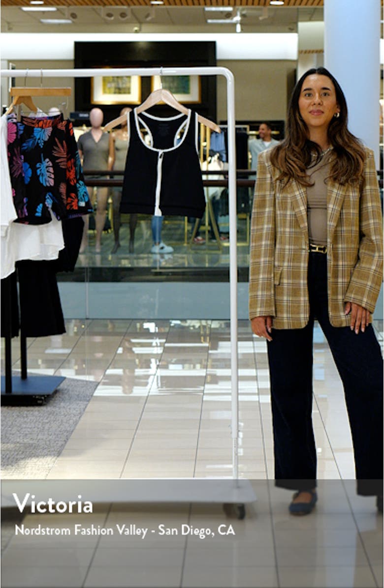 Racerback Zip Bikini Top, sales video thumbnail