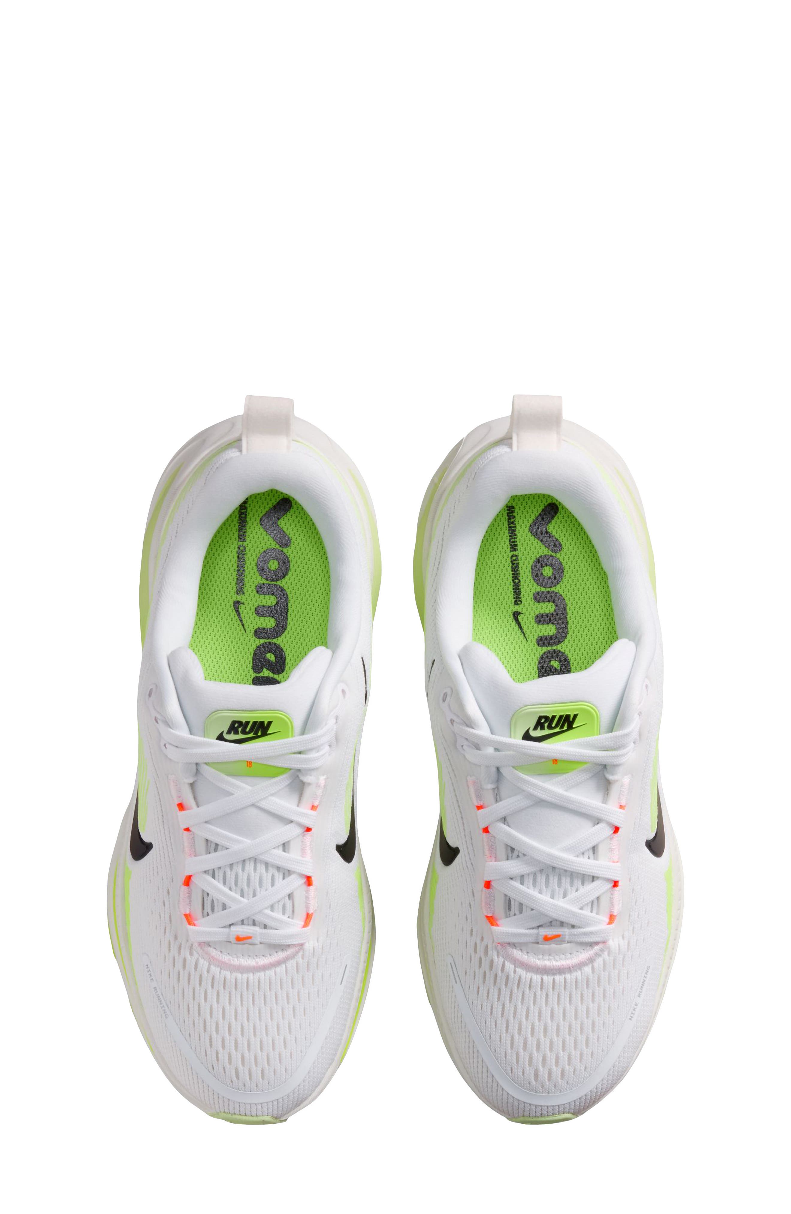 Nike Vomero 18 Running Shoe, Alternate, color, 110 White/Black