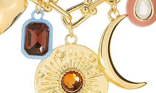 Marlyn Schiff Charm Pendant Necklace In Gold