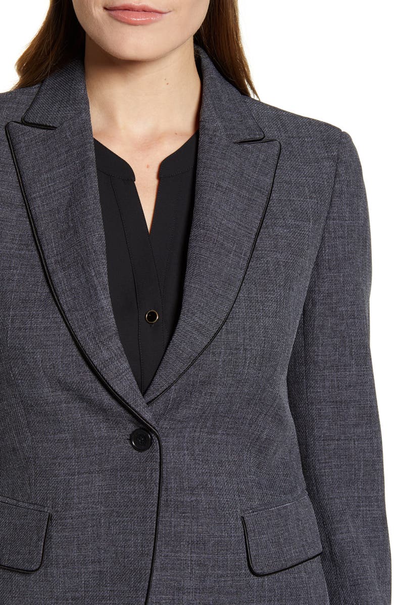 Anne Klein Peak Lapel Blazer, Alternate, color, 