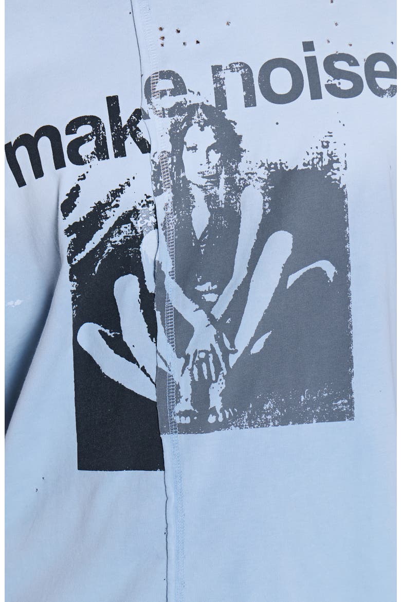 Make Noise Graphic T-Shirt, Alternate, color, BLUE