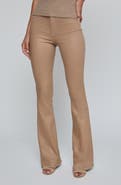 L'AGENCE Marty Coated High Waist Flare Leg Jeans