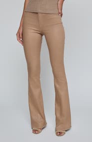 L'AGENCE Marty Coated High Waist Flare Leg Jeans