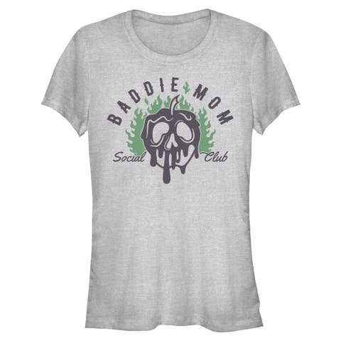 Junior's Disney Baddie Mom Social Club  Graphic T-Shirt