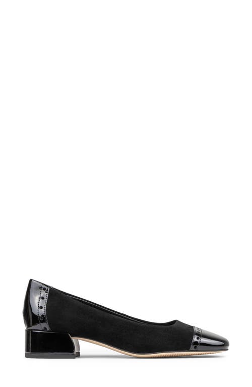 Donald Pliner Cap Toe Pump In Black