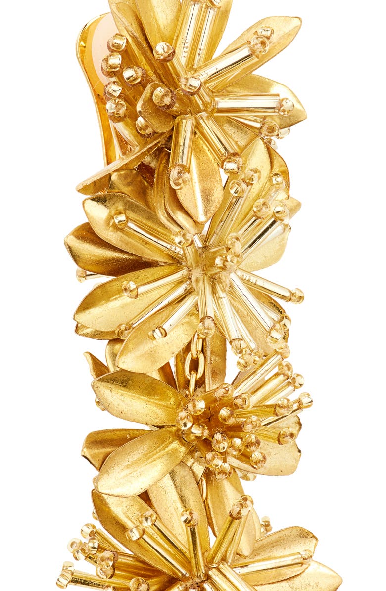 Oscar de la Renta Fireworks Tassel Clip-On Earrings, Alternate, color, 